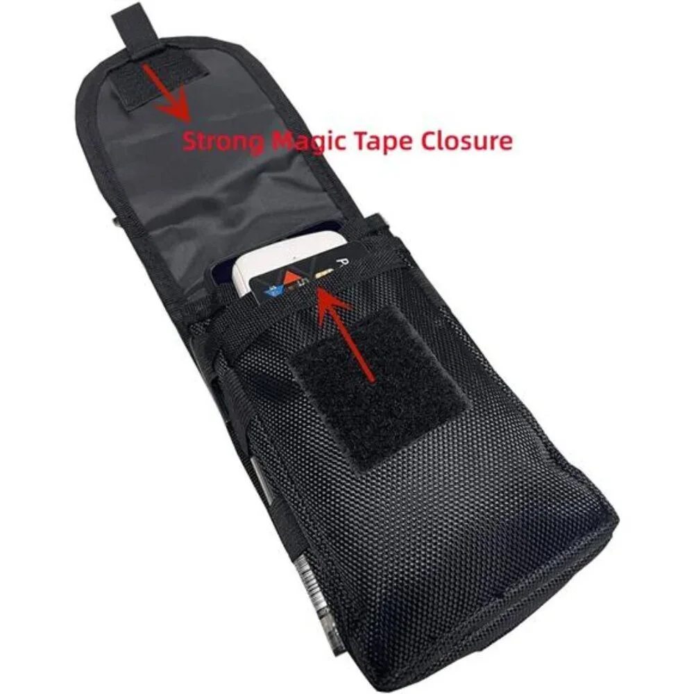 Dual Cell Phone Pouch/Holsters for Men Belt, Multi-Purpose Phone Belt Pouch